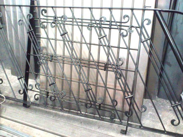 Corrimão trabalhado em ferro