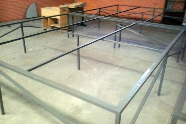 Estrutura de mesa especial