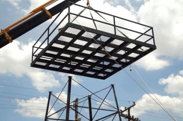 Estrutura caixa água