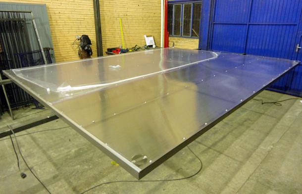 Telhado policarbonato (produção)