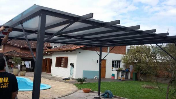 Telhado policarbonato