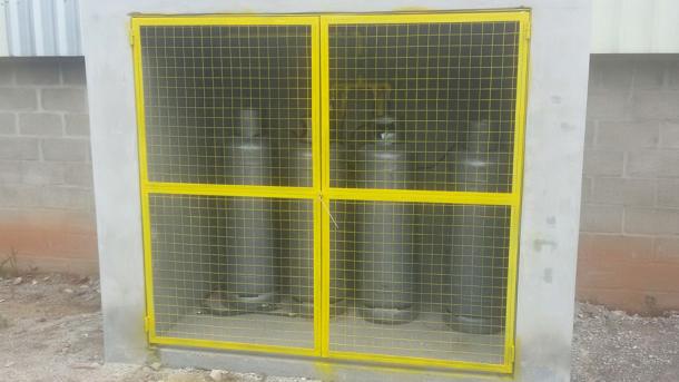 Grade de proteção para gás