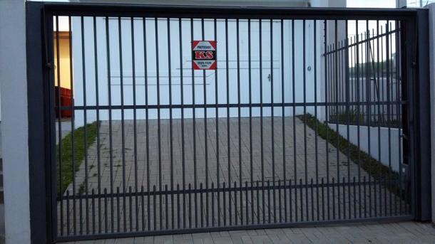 Portão de contra peso