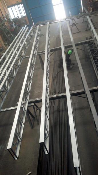 Produção estrutura mezanino