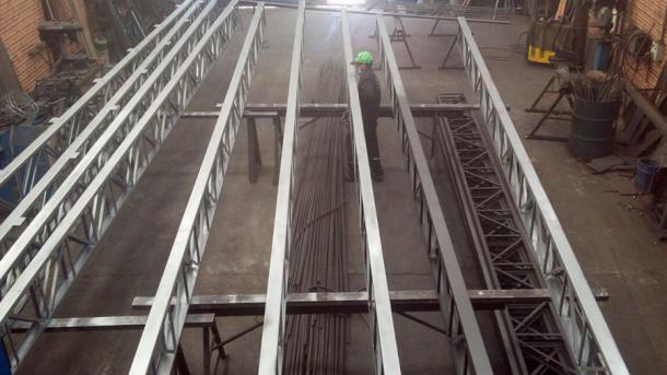 Produção estrutura mezanino