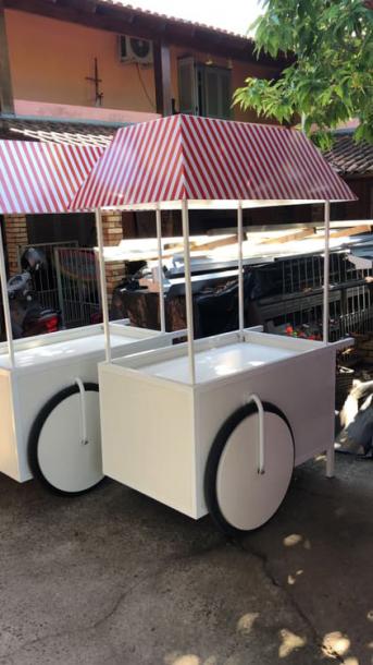 Carrinho personalizado exposição