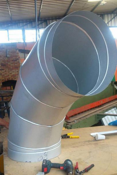 Duto - Curva de gomo