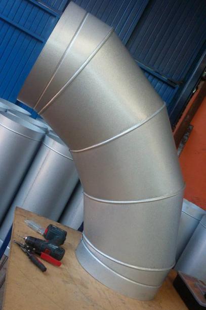 Duto - Curva de gomo