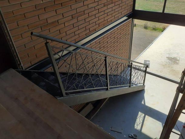 Corrimão abstrato personalizado